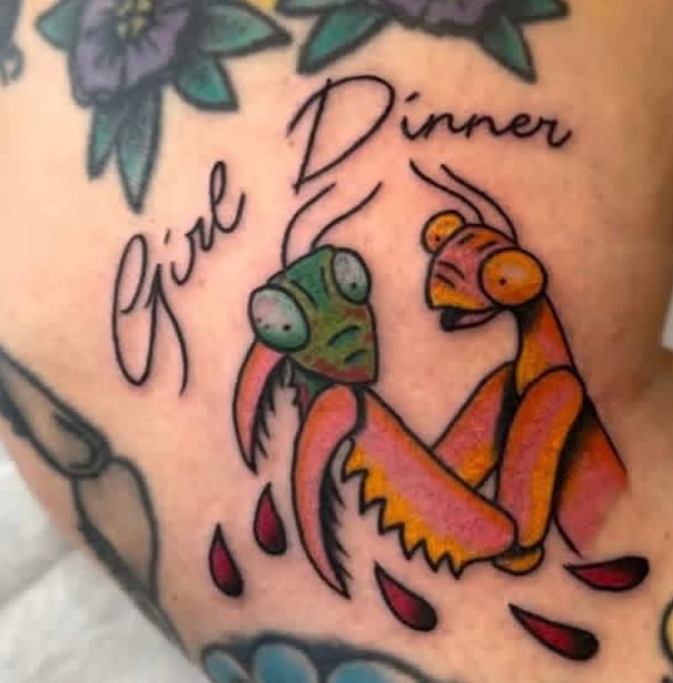 Shark tattoo on forearm